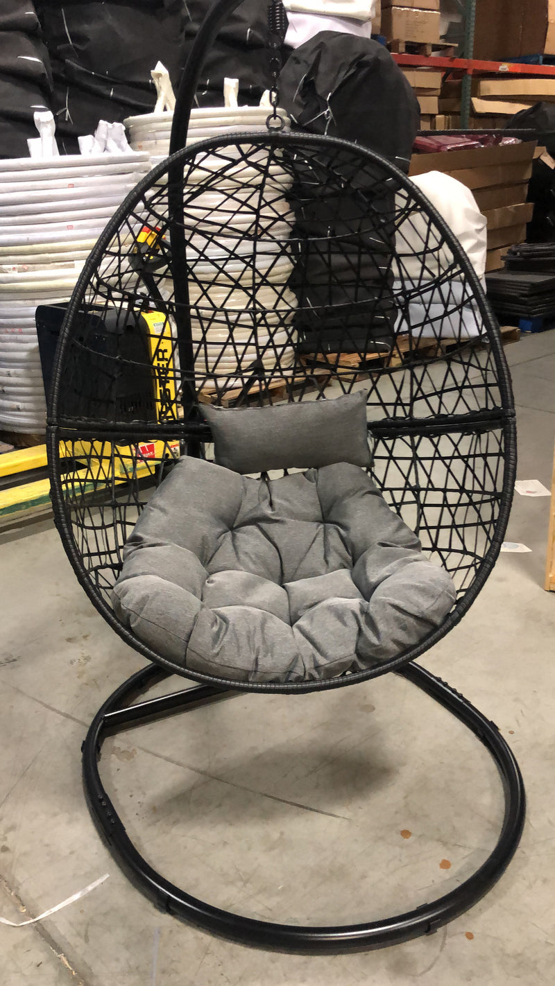 Single Seating Outdoor / Indoor Hanging Egg Patio Chair 2023 Version