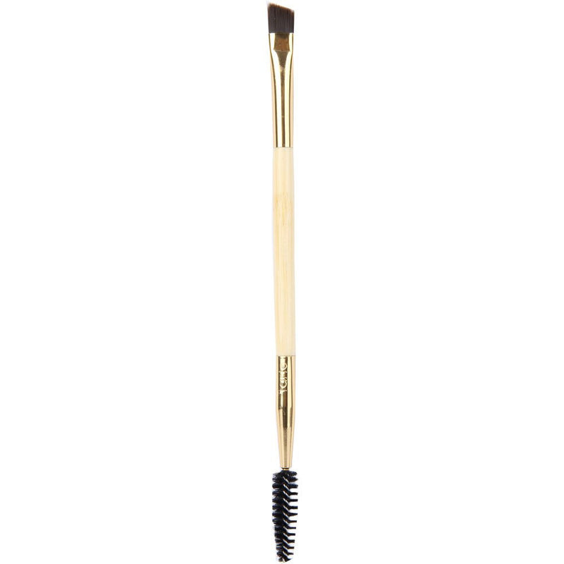 Bamboo Handle Double Eyebrow Brush+Eyebrow Comb Makeup Brush