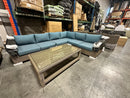 Sunbrella Sectional Teal - CALL 6476998240