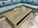 Sunbrella Sectional Teal - CALL 6476998240