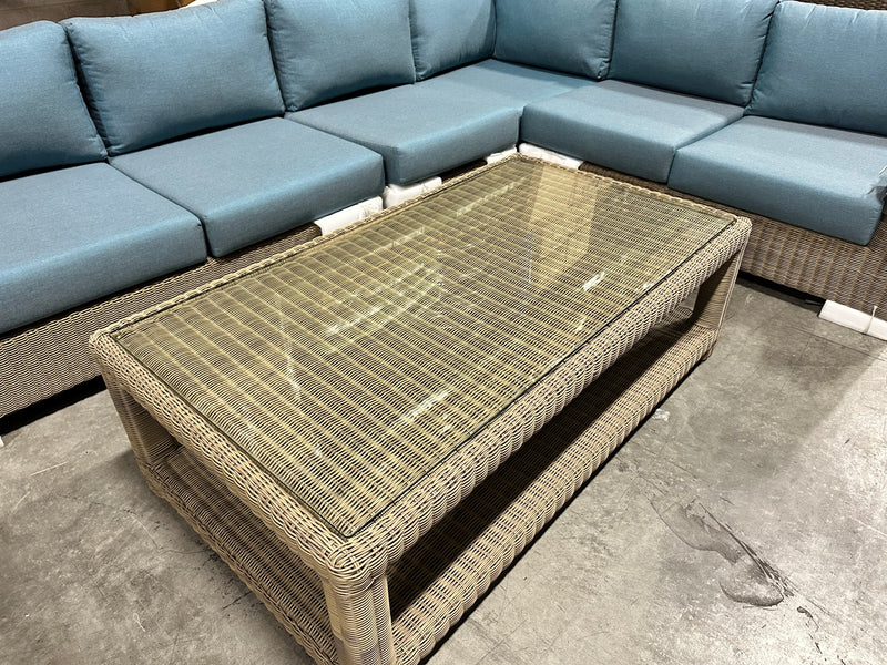 Sunbrella Sectional Teal - CALL 6476998240