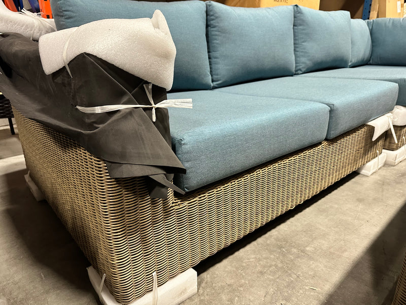 Sunbrella Sectional Teal - CALL 6476998240