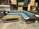 Sunbrella Sectional Teal - CALL 6476998240