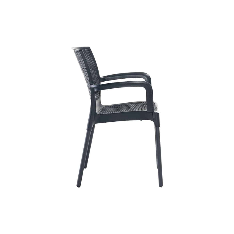Sunset Rattan Arm Outdoor Patio Chair