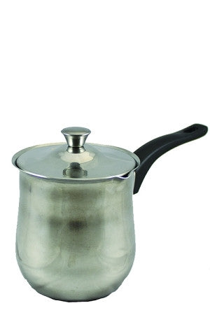 Turkish Coffee Pot, Stainless Steel with Lid