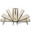 Veraflex LUXOR FL Cottage Folding and Rolling Bed with Memory Foam Mattress