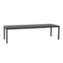 Extendible Patio Dining Table Extends from 83” to 111″ (39" Depth)