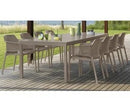 Extendible Patio Dining Table Extends from 83” to 111″ (39" Depth)