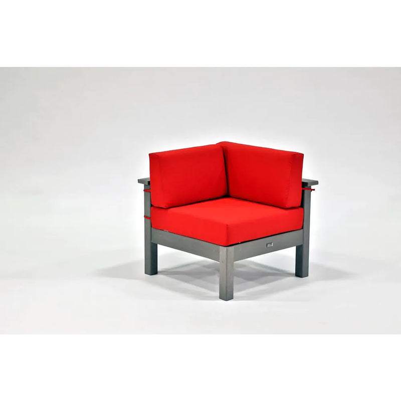 Eon Catalina 4 Piece Sunbrella Patio Sectional - Cherry